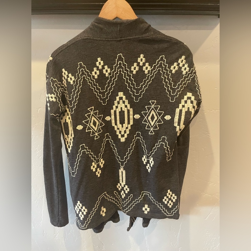 Women's embroidered Lucky brand made in India cardigan size small - Picture 4 of 8